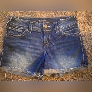 Women’s Silver Suki Jean Shorts size 30